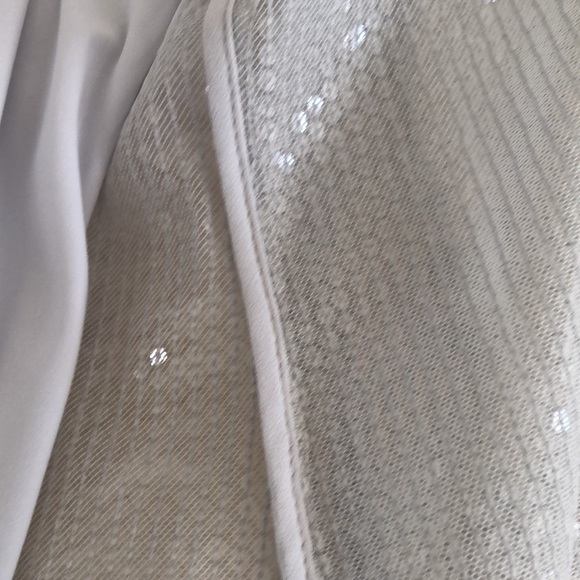 WHBM Gorgeous delicate sequin see through top with shell - Picture 10 of 10